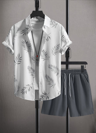 New Style Shirt Shorts 3D Printed Two-piece Set