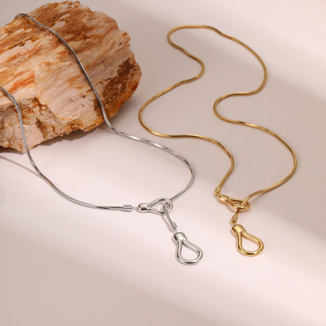 18K Gold Plated Adjustable Long Sweater Chain Necklace