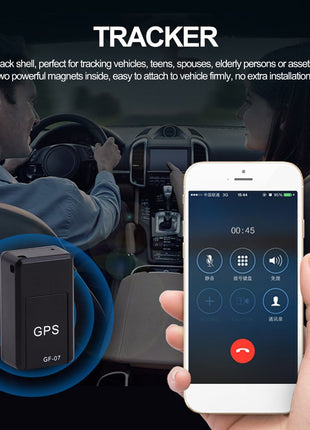 Magnetic Mini Car Tracker GPS Real Time Tracking Locator Device Recordable Anti-lost Rechargeable Locator