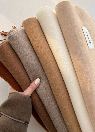 Tassel Cashmere Scarf