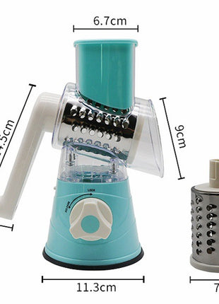 3-in-1 Round Mandoline Slicer