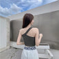 Irregular Shoulder Summer Vest