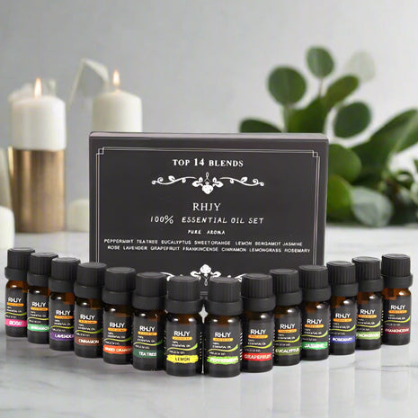 Diffusers & Massage Essential Oil Set of 14