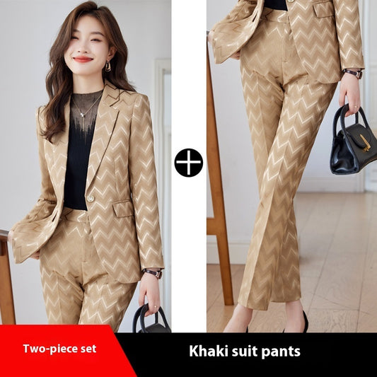 Temperament Lady President Overalls Suit