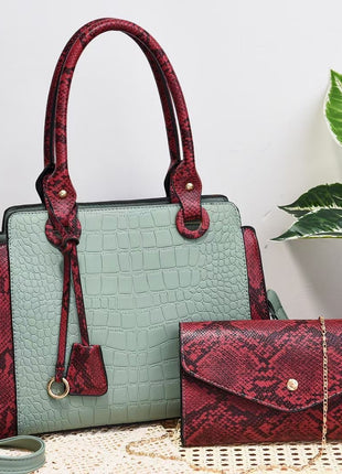 Serpentine Stitching Combination Two Bags
