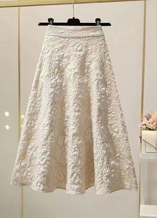 High Waist Floral Large Swing Umbrella