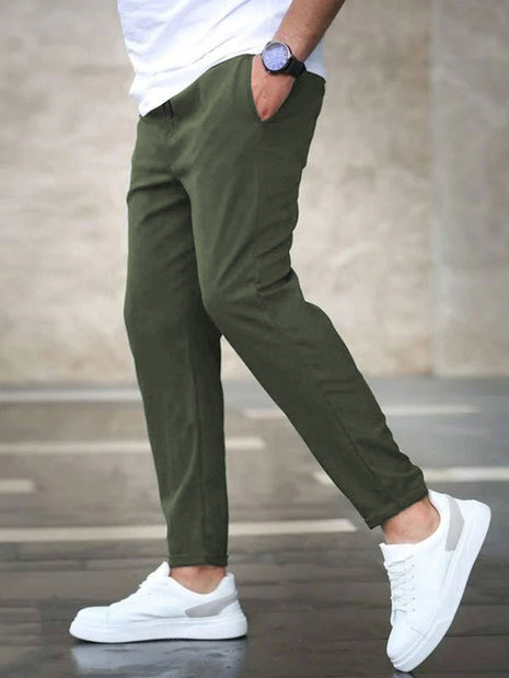Casual Cropped Pants