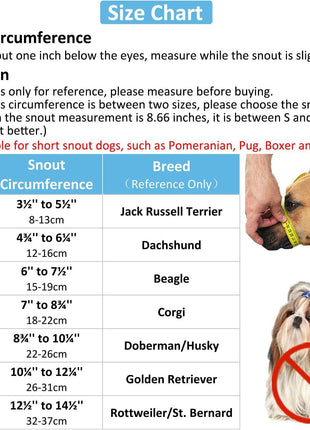 Breathable Mesh Muzzle For Dogs Anti-bite Anti-barking Anti-eating Anti-barking For Large Medium And Small Dogs