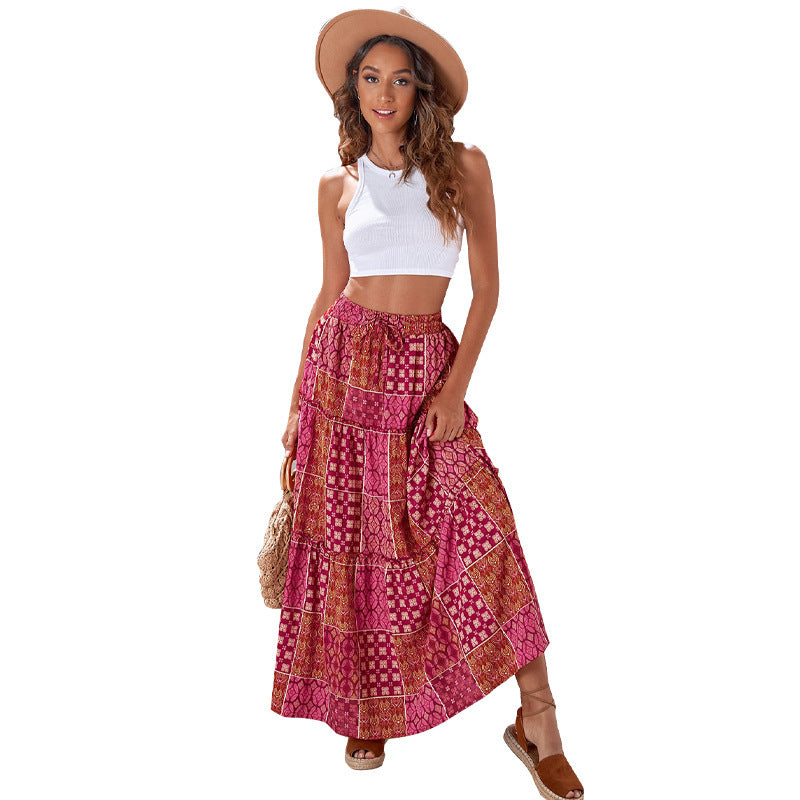 Loose Casual High Waist Skirt