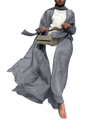 Puff Sleeve Light Abaya