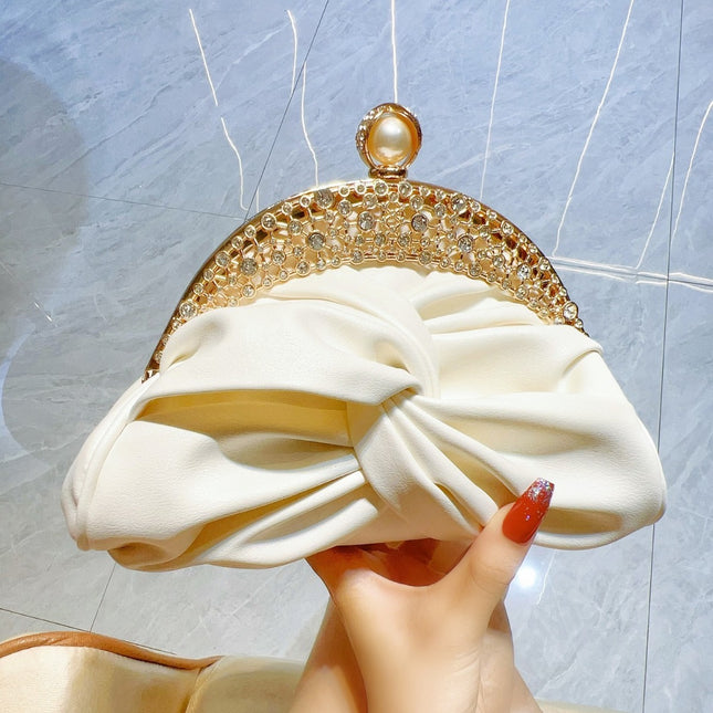 Diamond-embedded High-grade Socialite Mini Clutch