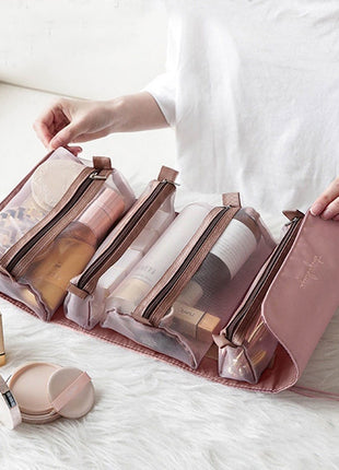 Split 4-in-1 Multi-Functional Travel Cosmetic Bag