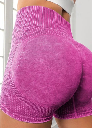 High-waisted Hip-lifting Quick-drying Tight Running Sports Shorts