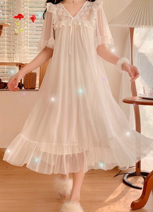 Net Yarn Sweet Sleepwear