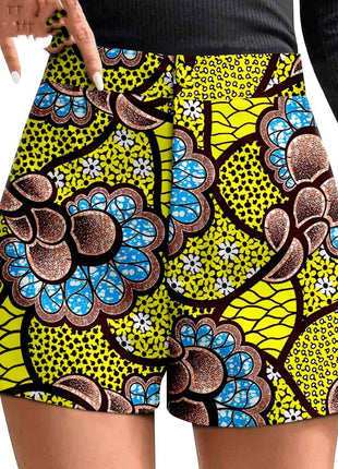 African Duplex Cotton Batik Shorts