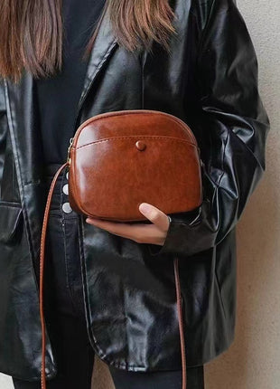 Brown Leather Shoulder Bag