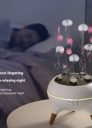 Intelligent Jellyfish Ultrasonic Air Humidifier Aroma Diffuser with Remote Control