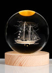 Solid Wood Lamp Holder / Smooth sailing 6CM
