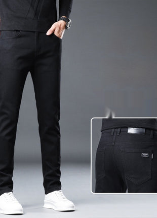 Versatile Stretch Slim Straight Jeans
