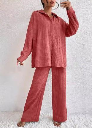 Elegant Trousers Long Sleeve Suit