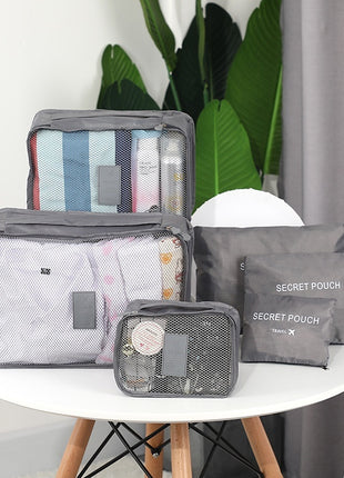 Travel Packing Organizer Bag Set 6-pcs