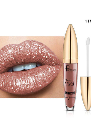 PUDAIER Lip Gloss Glitter Lipstick