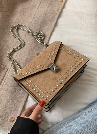 Leather Scrub Shoulder Handbags