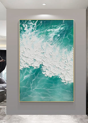 Sky Wave Abstract 100 X 180 cm