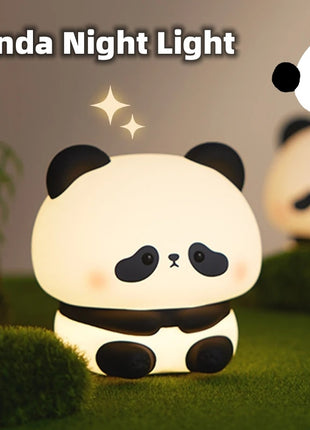 Cute Panda Silicone LED Night Light Touch