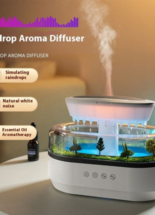 Micro Landscape Aroma Raindrop Diffuser Humidifier