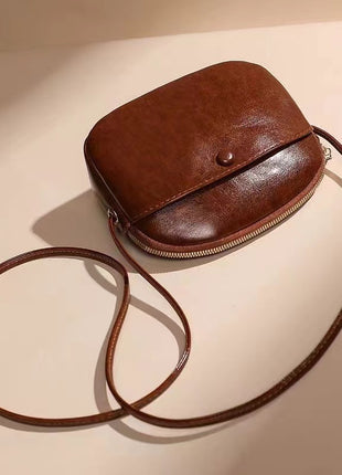 Brown Leather Shoulder Bag