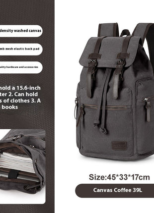 Retro Canvas Backpack Small