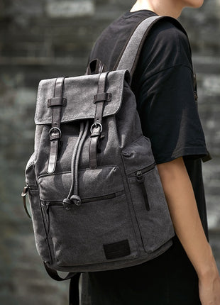Retro Canvas Backpack Small