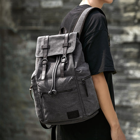 Retro Canvas Backpack Small