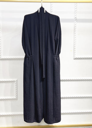 Lace-up Stitching Elegant Abaya