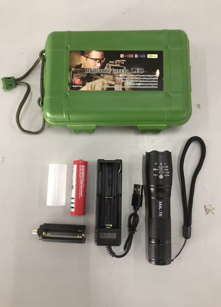 Strong Rechargeable Waterproof Flashlight