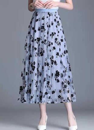 Mesh Summer Cover Slim Skirt