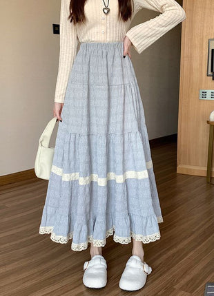 Sense Stitching Gentle Drape Skirt