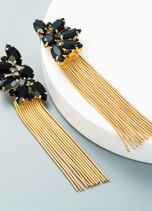 Half Flower Exaggerated Earrings