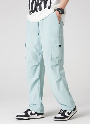 Ice Silk Breathable Loose Slimming And All-matching Trousers