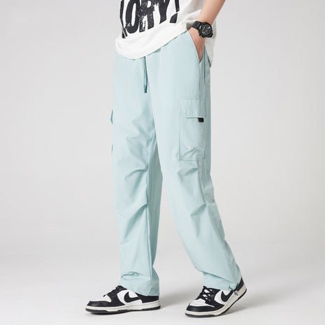 Ice Silk Breathable Loose Slimming And All-matching Trousers