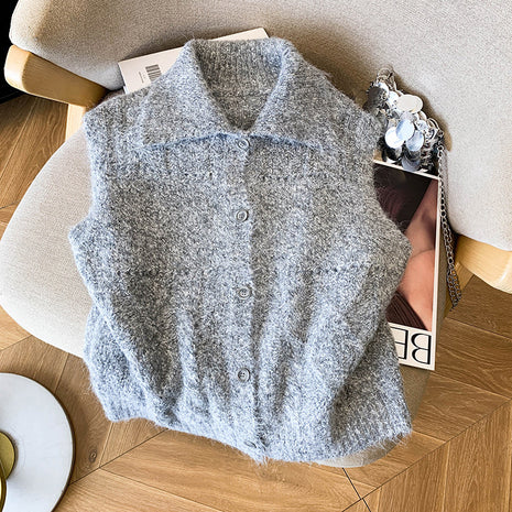 Twist Knit Design Vest