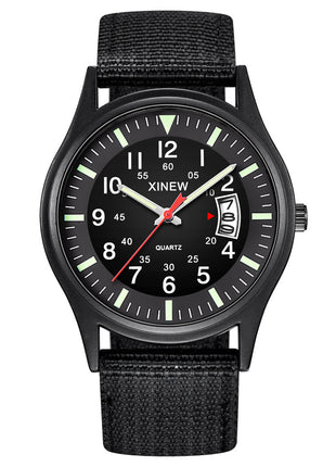 Men's Canvas Nylon Strap Watch