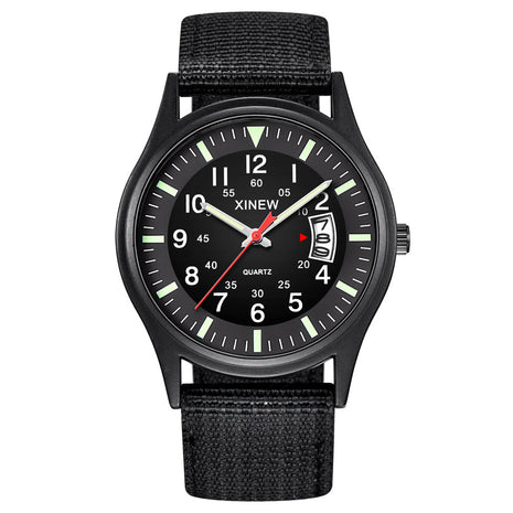 Men's Canvas Nylon Strap Watch