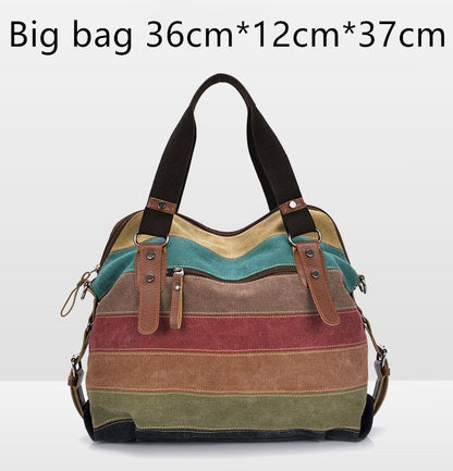 KVKY Canvas Classic Patchwork Handbags