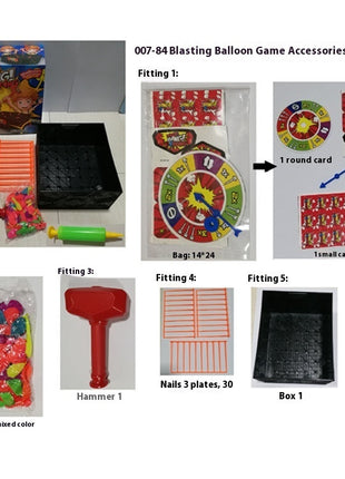 Children's Blasting Balloon Game Parent-child Interaction Multiplayer Desktop Game