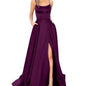 Silk Long Slimming & Shoulder Hollow Dress