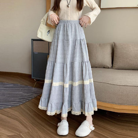 Sense Stitching Gentle Drape Skirt