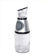 Glass Oil Dispenser Bottle with Measurement
