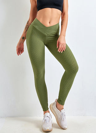 Seamless Three-dimensional Shaping And Hip Lifting Yoga Pants